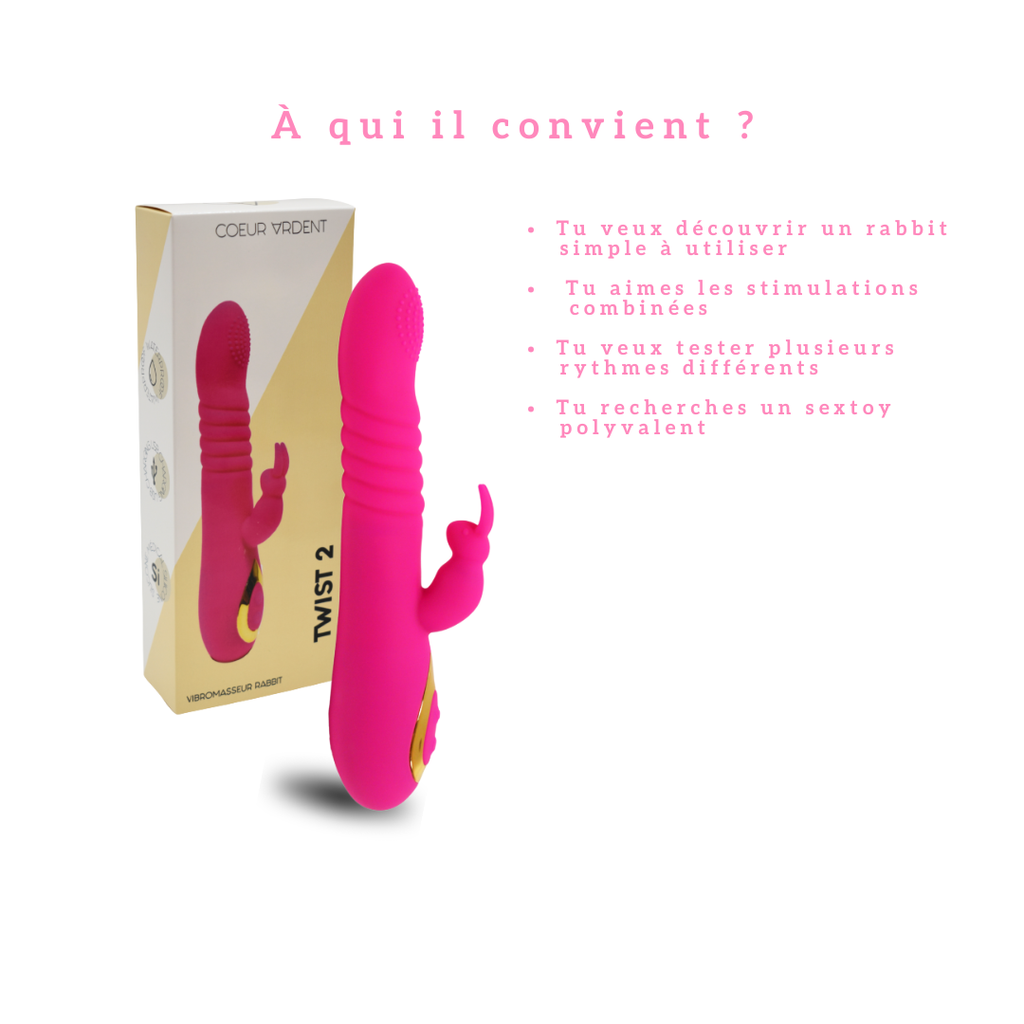 Twist 2 🌸 Vibromasseur Rabbit
