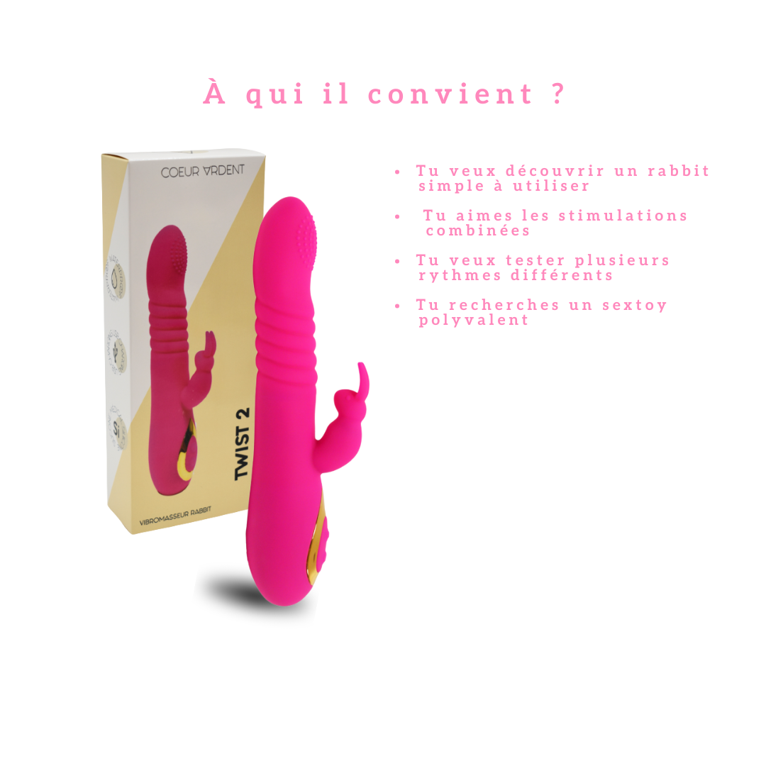 Twist 2 🌸 Vibromasseur Rabbit