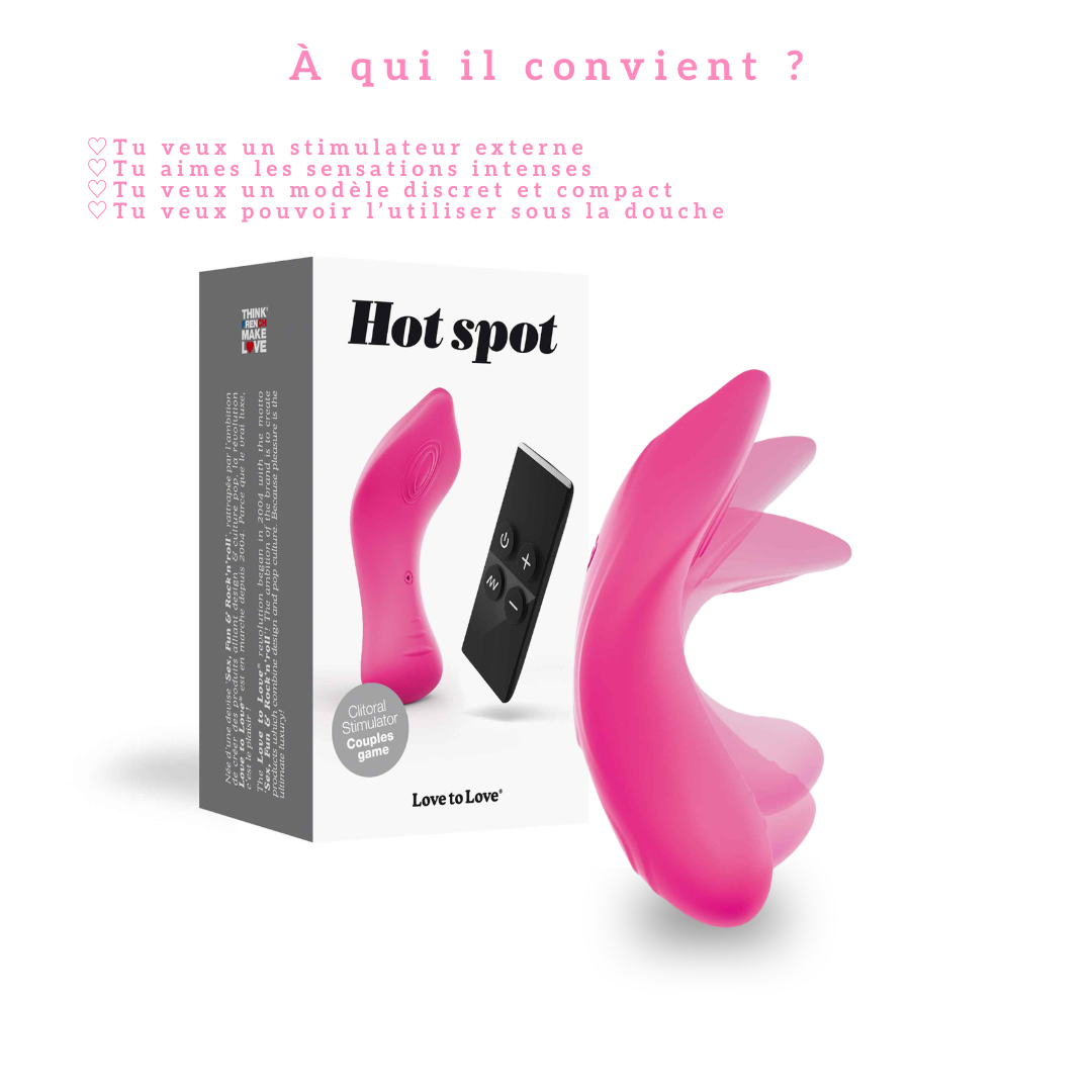 Stimulateur Hot Spot 🌸 Rose