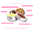 Mini bougie de massage