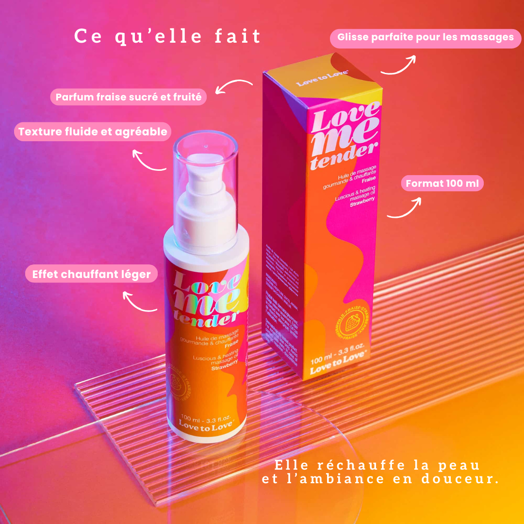Huile de massage 🍓 Fraise
