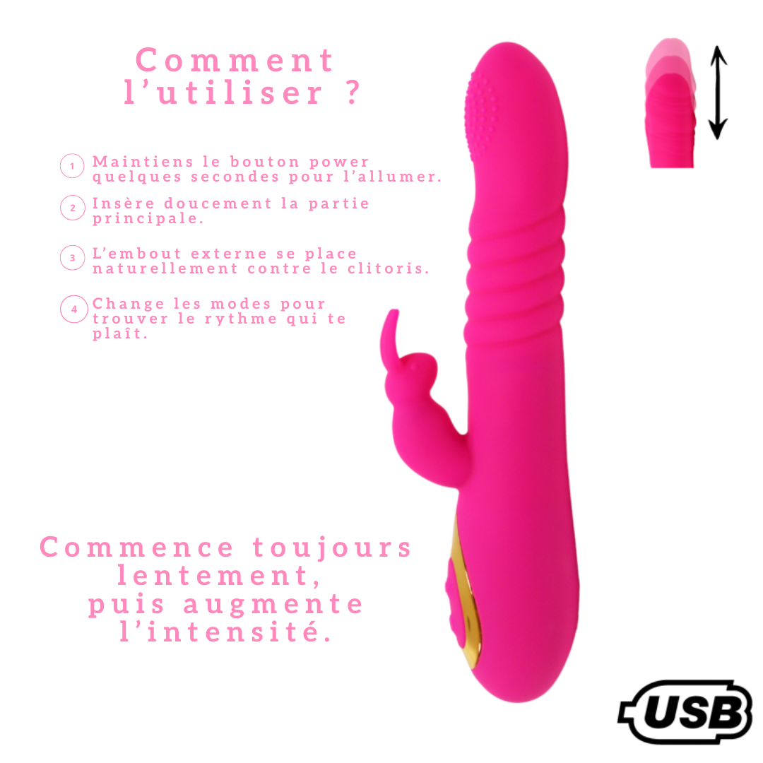 Twist 2 🌸 Vibromasseur Rabbit