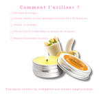 Mini bougie de massage