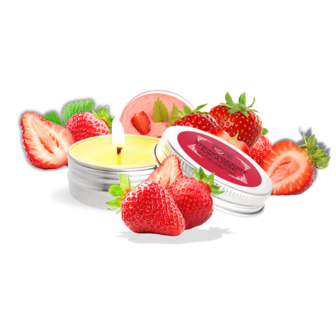 Mini bougie de massage